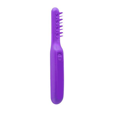 Wet or Dry Mane Handle, Electric Capped Detangling Brush for Kids and Adults, (Batteries Not Included)