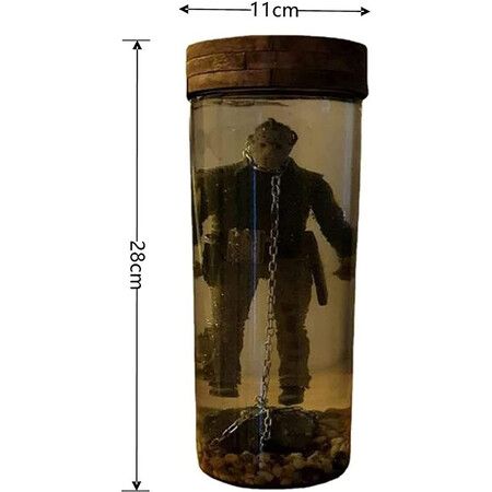 Jason Voorhees Water Lamp, Collector Water Lamp Jason Lives Final Display green