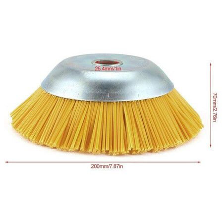 8 Inch Garden Line Professional Weed Brush Head 25.4 x 200 mm