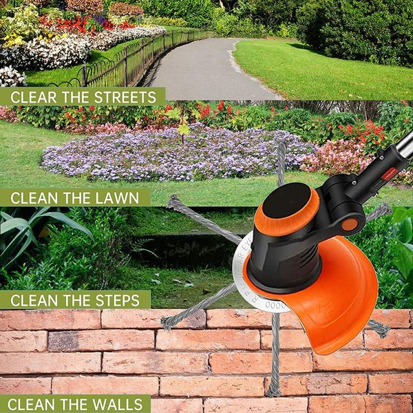 Trimmer Blade Wired Unbreakable Grass String Indestructible Metal Weed Head Garden Tool Efficiency