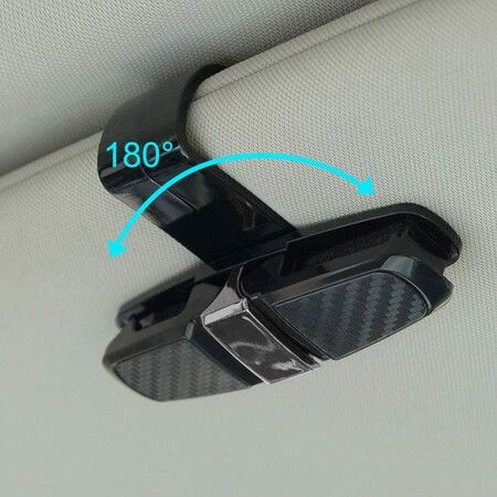 1 Pack Glasses Holders for Car Sun Visor, Sunglasses Eyeglasses Mount with Ticket Card Clip