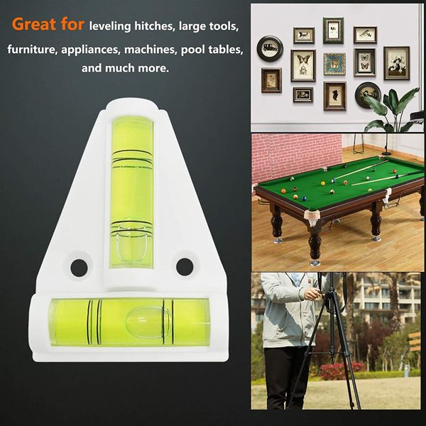 4PCS T-type Spirit Level,Mini Two-Ways RV T Level Bubble Level