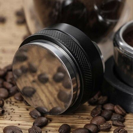 53mm Coffee Distributor & Tamper Dual Head Coffee Leveler Fits for 54mm Breville Portafilter Adjustable Depth Professional Espresso Hand Tampers