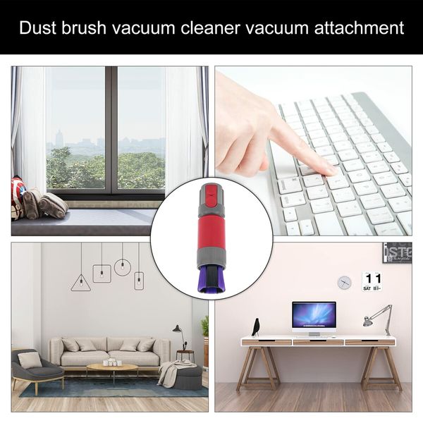 Dust Brush Compatible with Dyson V7 V8 V10 V11 V15 Vacuum Cleaner, Soft Bristle Dust Removal Brush