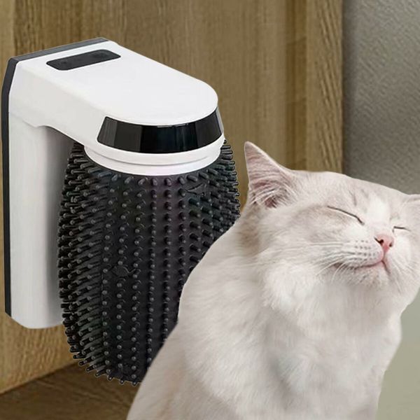 Electric Cat Massage Brush Automatic Rotating Pet Hair Removal Pet Brush