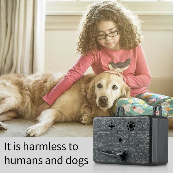 Ultrasonic Dog Bark Control Devices  Outdoor Indoor, Stop Deterrent 3 Modes Box Dogs Sonic Sound Silencer Safe  5-15m Range