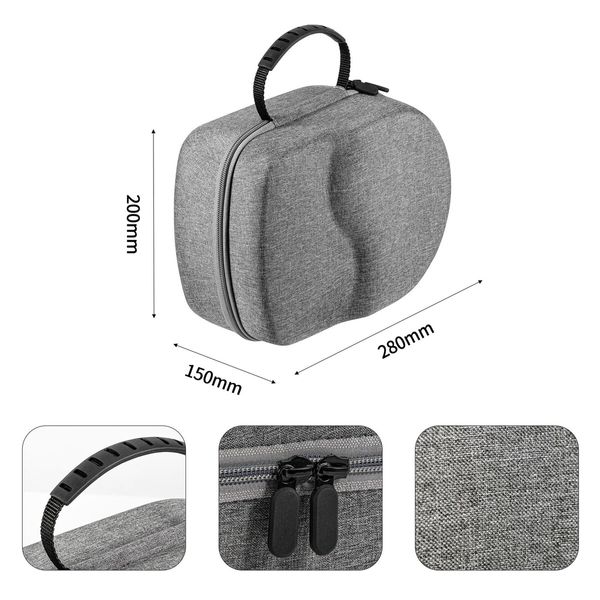 Carry case for Oculus Quest 2/Meta Quest 2 VR Glass Double Layer Easy Storage Box and Hand Carrying Bag Virtual Reality Device Unit