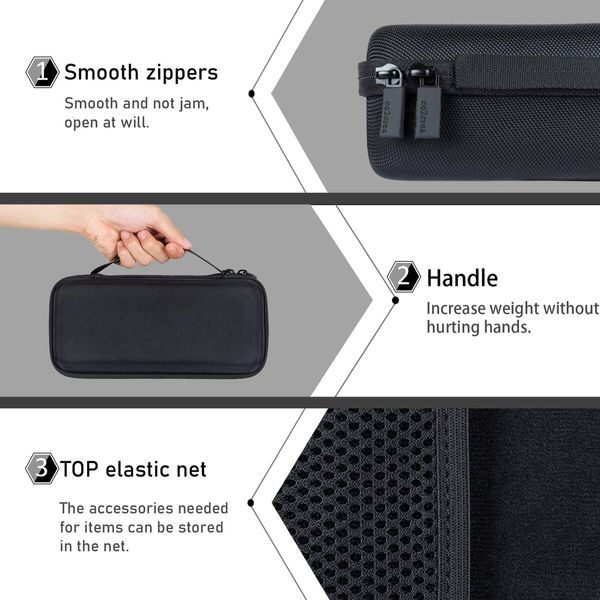 Hard Travel Case Replacement for Bose SoundLink Flex Bluetooth Portable Speaker (Black Case)