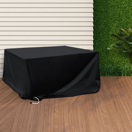 242x162x100cm Outdoor Funiture Cover in Black Colour