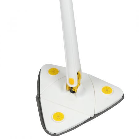 Cleanflo Spin Cleaning Mop 360° Rotatable Adjustable Multifunctional 5 Pads White