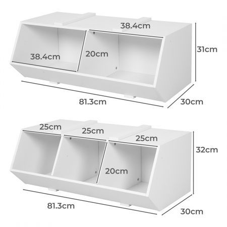 Levede Kids Toy Box Shelf Storage Cabinet Container Children Bookcase Organiser