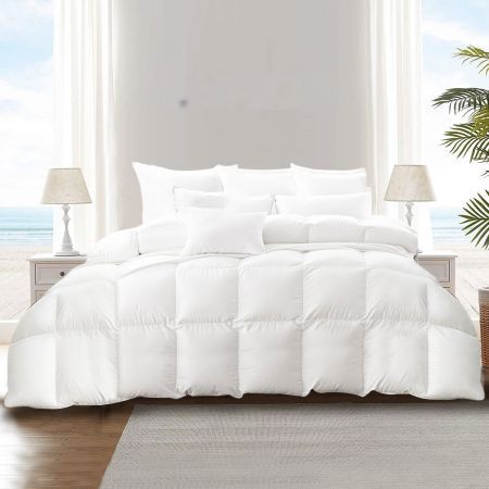 Duck Down Feather Quilt 200GSM Queen