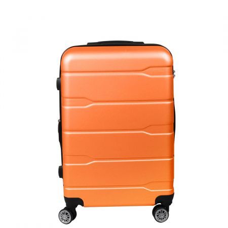 Slimbridge 28 inches Expandable Luggage Travel Suitcase Trolley Case Hard Set Orange