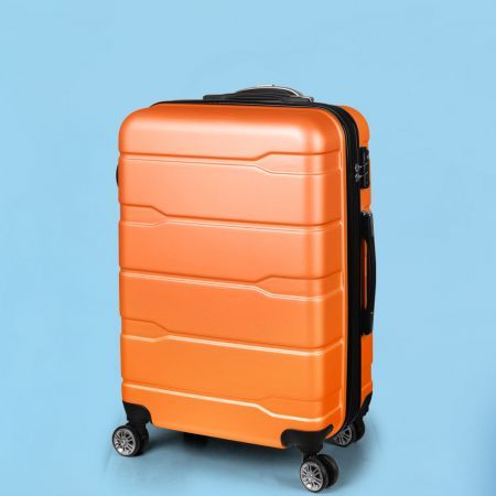 Slimbridge 28 inches Expandable Luggage Travel Suitcase Trolley Case Hard Set Orange