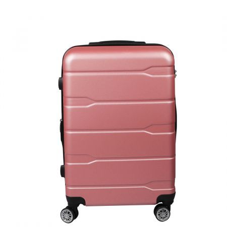 Slimbridge 28 inches Expandable Luggage Travel Suitcase Trolley Case Hard Rose Gold