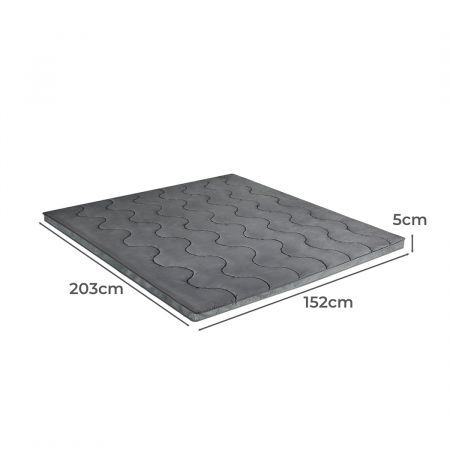 Dreamz Pillowtop Mattress Topper Protector Bed Luxury Mat Pad Home Queen Cover