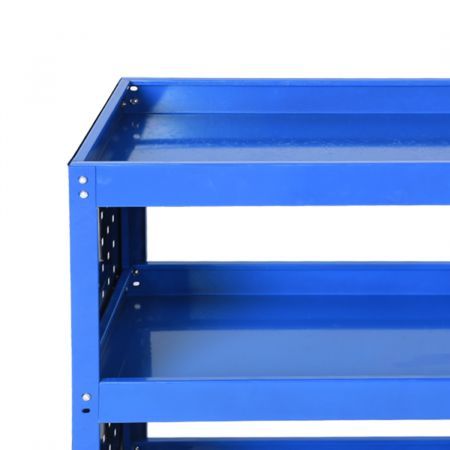 Traderight Portable Tool Trolley Cart Workshop Trolly Blue 150KG Maxload