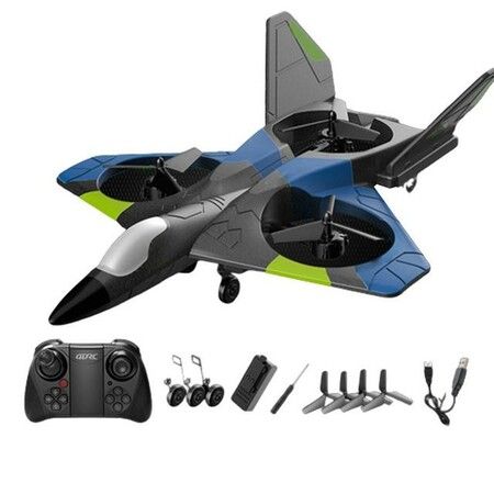 V27 RC Plane 360 Degree Stunt Roll Top Racing Remote Control Plane Great Gifts Christmas Easter Toys for Adults or Kids