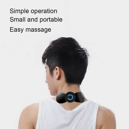 Mini Neck Stretcher Electric Massager 6 Modes Portable Cervical Massage Decompression Back Massager Muscle Machine