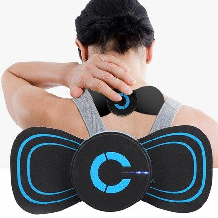 Mini Neck Stretcher Electric Massager 6 Modes Portable Cervical Massage Decompression Back Massager Muscle Machine