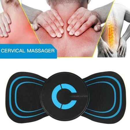 Mini Neck Stretcher Electric Massager 6 Modes Portable Cervical Massage Decompression Back Massager Muscle Machine