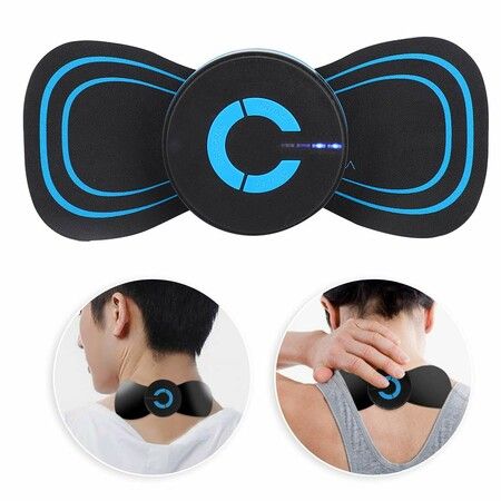 Mini Neck Stretcher Electric Massager 6 Modes Portable Cervical Massage Decompression Back Massager Muscle Machine