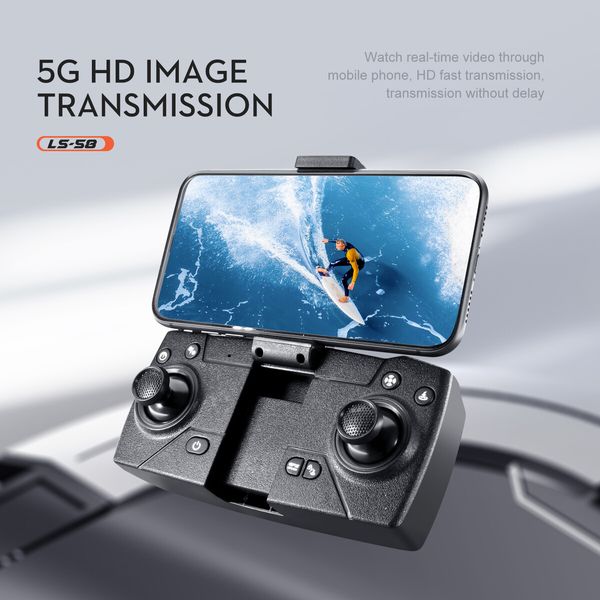 GPS 5G WIFI FPV With 4K HD Camera 25mins Flight Time Brushless Foldable RC Drone Quadcopter obstacle avoidance Dual Batteries