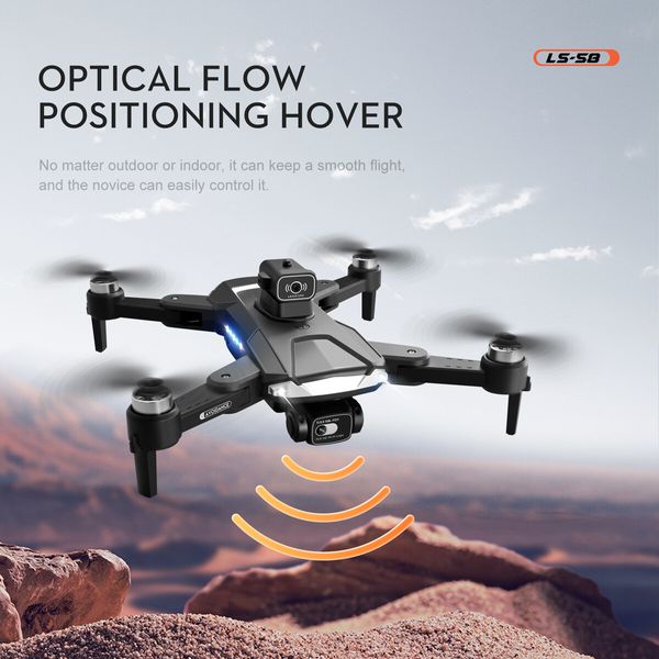 GPS 5G WIFI FPV With 4K HD Camera 25mins Flight Time Brushless Foldable RC Drone Quadcopter obstacle avoidance Dual Batteries