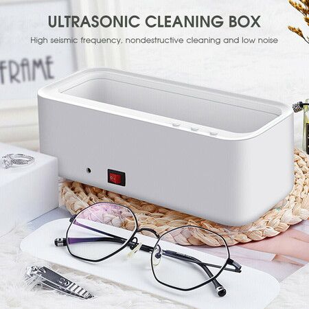 Ultrasonic Jewelry Cleaner Electric, Sonic Wave Cleaner,Portable 300ML for Jewels, Watch, Rings, Glasses Cleaning Machine