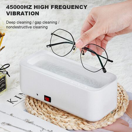 Ultrasonic Jewelry Cleaner Electric, Sonic Wave Cleaner,Portable 300ML for Jewels, Watch, Rings, Glasses Cleaning Machine