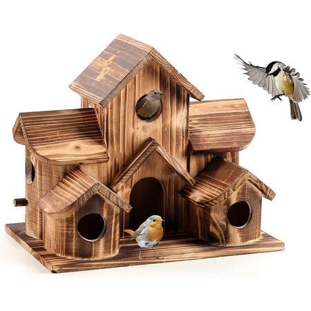 Bird House,Bird House for Outside,Wooden Bird Houses for Outside Hanging