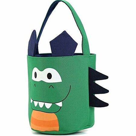 Easter Bunny crocodile Basket Gift Egg Bags  Canvas Cotton Personalized Candy Egg Basket  26*23cm