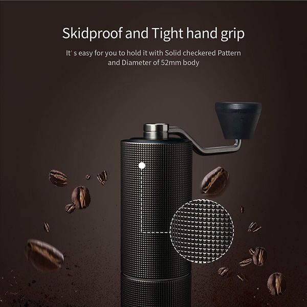 Chestnut Manual Coffee Grinder, Matte Black