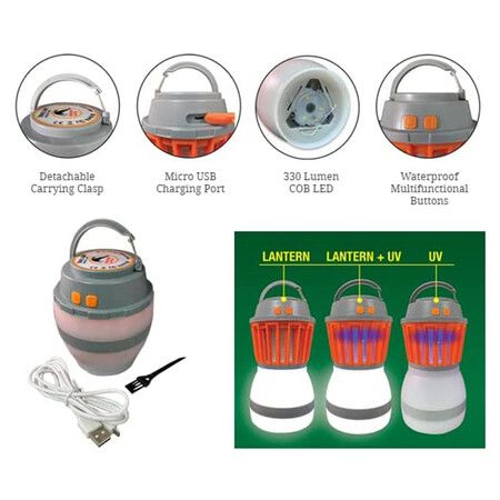 2 in 1 Camping Lantern, Electric Bug Zapper