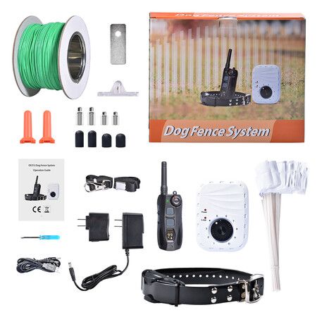 2in1 Dog Underground fence rechargeable waterproof electric dog fencing system and training collar with vibrate shock training