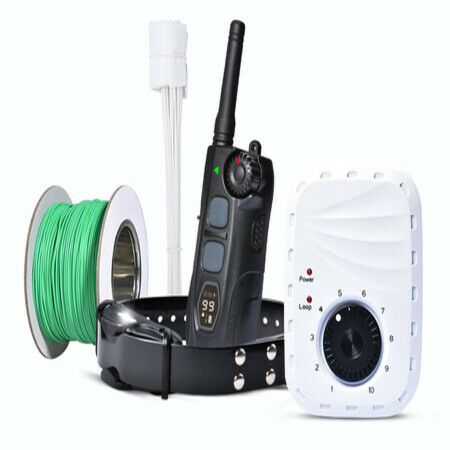 2in1 Dog Underground fence rechargeable waterproof electric dog fencing system and training collar with vibrate shock training