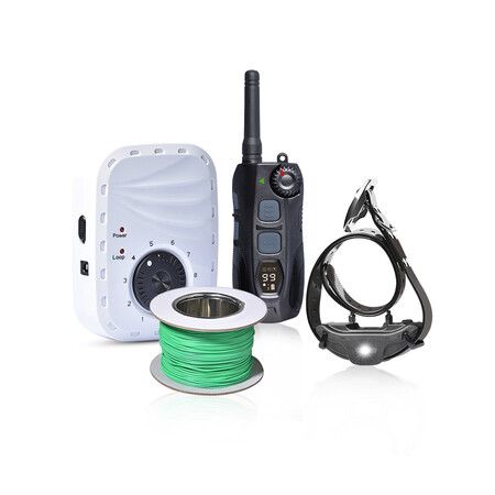 2in1 Dog Underground fence rechargeable waterproof electric dog fencing system and training collar with vibrate shock training