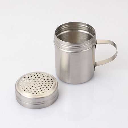 Stainless Steel Dredge Shaker For Salt, Spice, Sugar, Flour (7 x 11 x 11 cm)