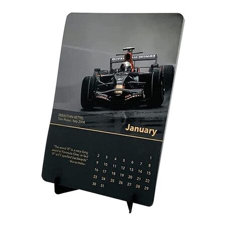 Desk Calendar 2023, Formula One Calendar, F1 Calendar Planner 2023 with Classic Story Images, Decorative F1 Calendar