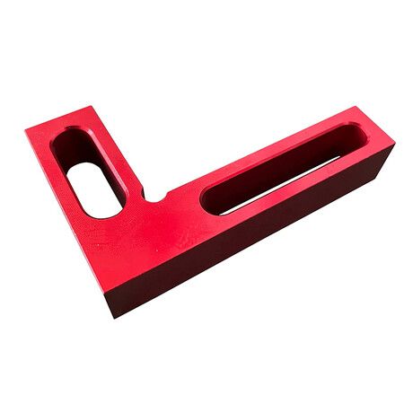 Mini 90 Degree Positioning Square, Small Pocket Right Angle Clamp Woodworking Tool, Checkered Square in Carpenter's Cutter Tools