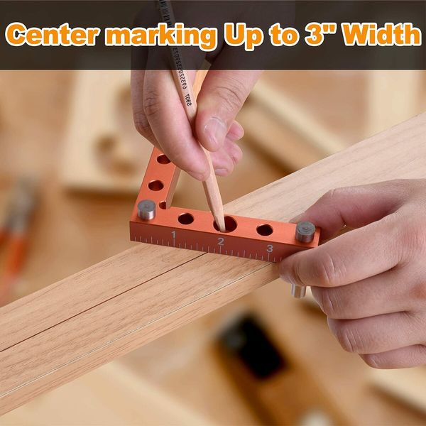 Mini Small Precision 90 Degree Square Center Finder Tool Quick Measuring Square Machine Square Edge Woodworking Marking Center Finder