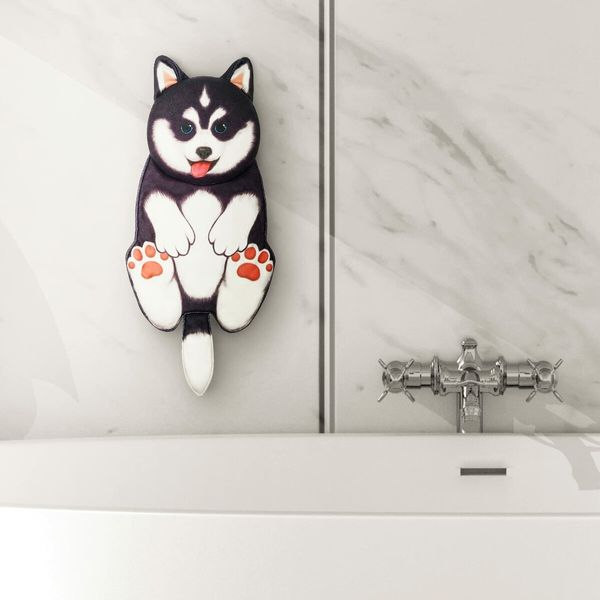 Husky Hand Towels for Bathroom Kitchen Cute Dog Decor Decorative Hanging Towels  Absorbent Soft Face Towels Housewarming  Dog Mom Gifts for Women Dog Lover