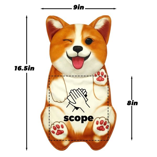 Corgi Hand Towels for Bathroom Kitchen Cute Dog Decor Decorative Hanging Towels  Absorbent Soft Face Towels Housewarming  Dog Mom Gifts for Women Dog Lover