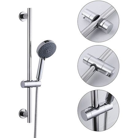 Shower Head Holder Hand Shower Holder Bracket Replacement for 18-25MM Shower Riser Rail