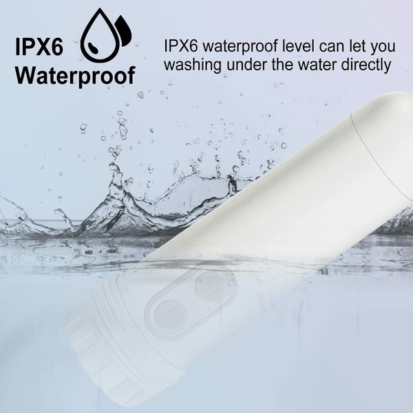 Portable Bidet,Mini Foldable Handheld Personal Travel Bidet with 2 Pressure Options Electric Sprayer Toilet (White)
