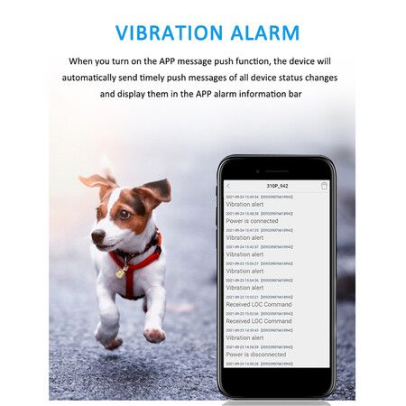 Pets GPS tracker Cat Dog Pet Tracker Collar with Bell Tracking Device Locator Waterproof IP67 Anti-lost monitor Smart Finder Free APP Color Golden