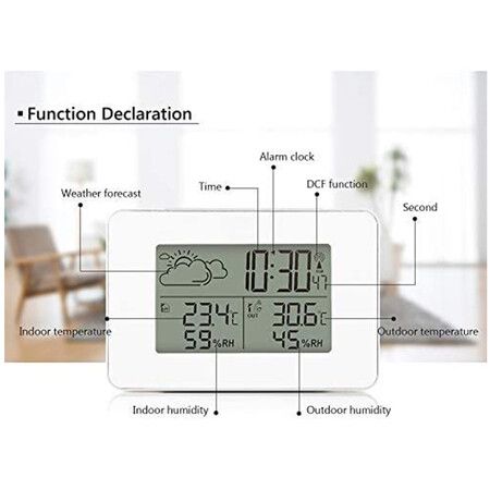 Wireless Weather Station Multifunctional Digital Weather Forecast