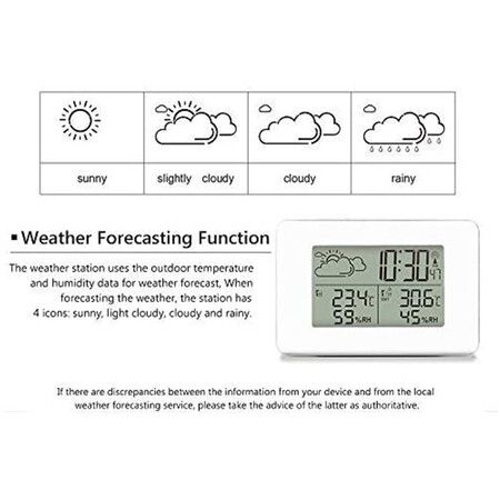 Wireless Weather Station Multifunctional Digital Weather Forecast