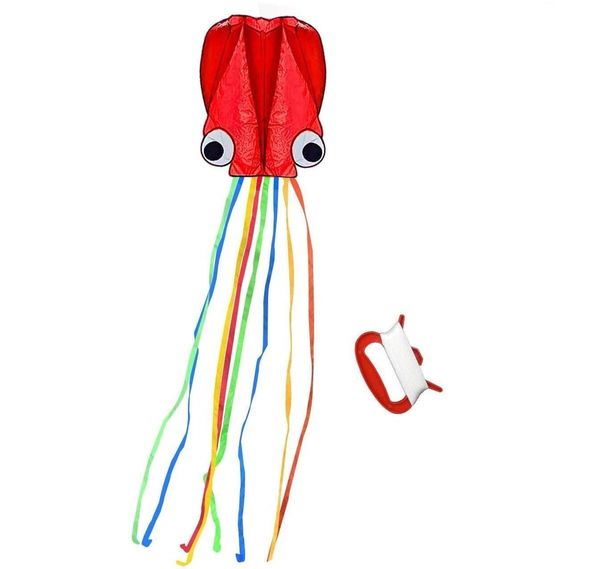 3D Octopus Kites, Long Tail Beautiful Easy Flyer Kites Beach Kites, Good Kites for Kids and Adults Easy to Fly