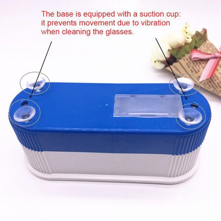 Ultrasonic Jewelry Cleaner Denture Eye Glasses Coins Silver Cleaning Machine Color Blue